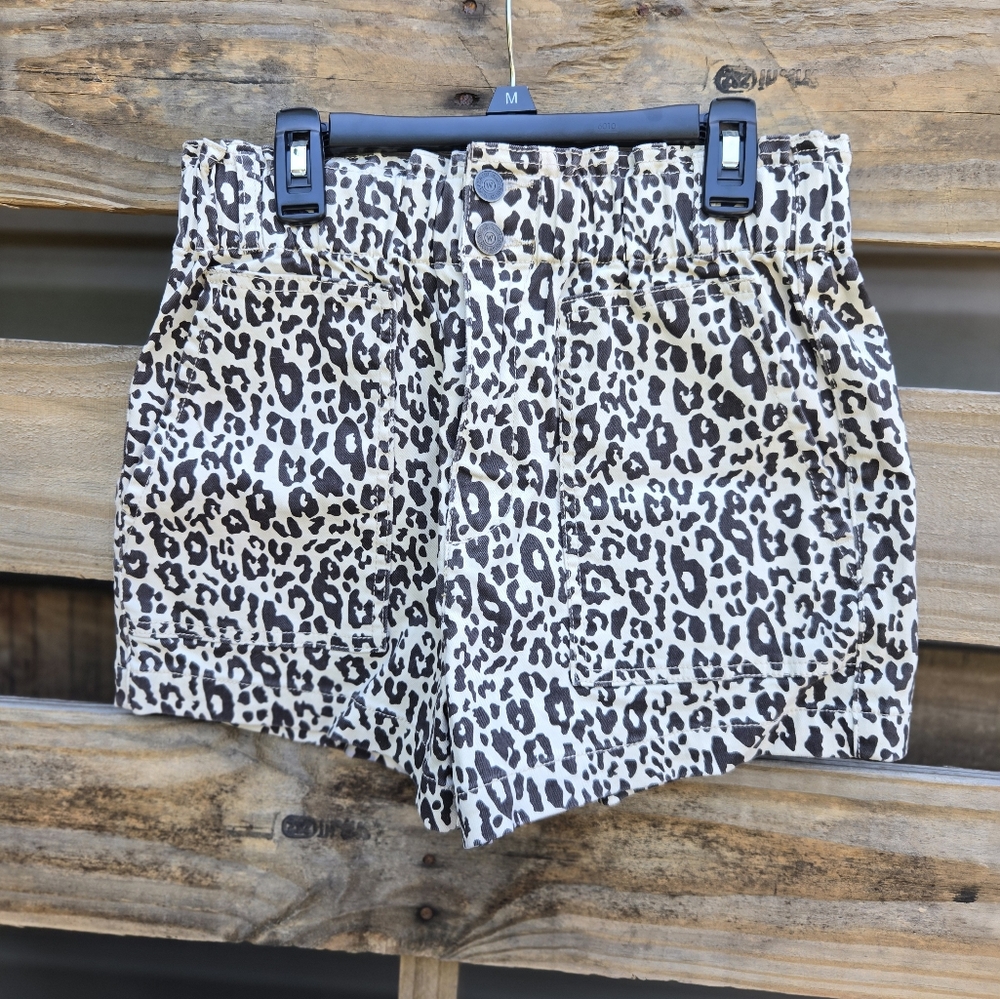 Cheetah Print Shorts Womens